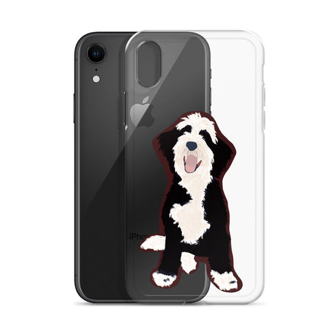 Bernedoodle iPhone Case